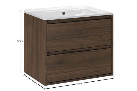 Zestaw meblowy 60cm z umywalką meblową Lava