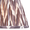 Zigzag Shade Pearl Grey Fabric 185x125x250mm