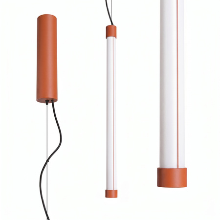 Lampa wisząca TRANG 50 ochra czerwona LED 3000K