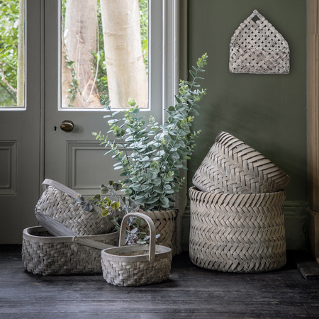 Witney Hamper Grey (Set of 3) 390x300x150mm