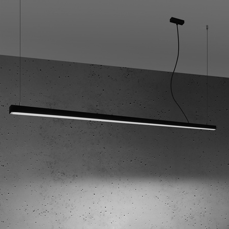 Lampa wisząca PINNE 200 czarna 4000K