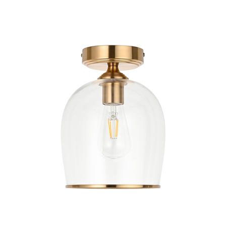 Ashcroft Ceiling 1 Light Brushed Aged Brass