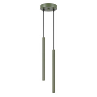 Lampa wisząca ARCHE 2P zielona oliwka