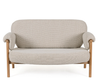 Sofa 2-osobowa BIZZOTTO CALISTA natural – contemporary design, zdejmowane podłokietniki