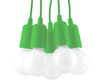 Lampa wisząca DIEGO 5 zielony