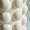 Bobble Table Lamp Base White Crackle Glaze