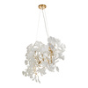 Lampa wisząca BOTANIKA WAVE 125 cm - złota, G9, regulowana, designerska