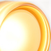 Lampa ścienna CANDY LED 13,5 cm - bursztynowy, minimalistyczny