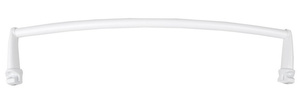 Wieszak na ręczniki na grzejnik 43cm, obły, biały