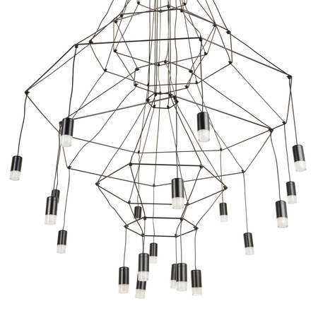 Lampa wisząca LINEA-20 czarna 120cm