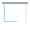 KABINA NEW MODUS WHITE WALK-IN U 80x200 CZYSTE 8mm ACTIVE SHIELD