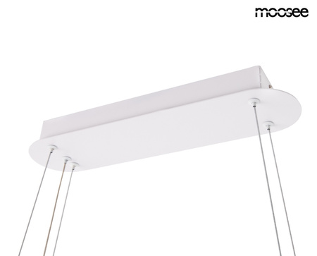 MOOSEE lampa wisząca MAZAYA biała