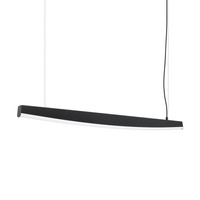 Lampa wisząca JORUN 120 czarna LED 3000K