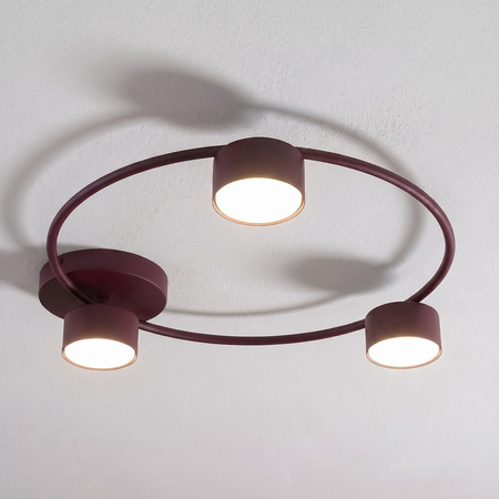 LUCIO 3 BURGUNDY