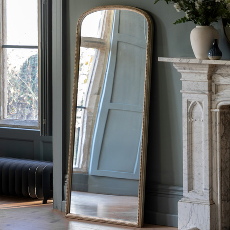 Florentine Leaner Mirror Champagne 750x42x1700mm