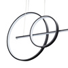Lampa wisząca NEW AGE LED 120 cm - oprawa sufitowa czarna