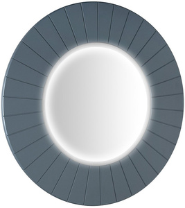 LUMIRO STRIP okrągłe lustro z oświetleniem LED w ramie średnica 90cm, siena