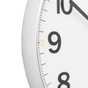 Whitby Wall Clock Chrome 50cm