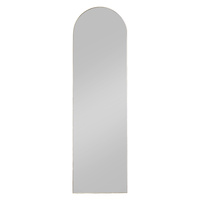 Lustro łukowe Hurston w kolorze szampańskim 500 x 30 x 1700 mm