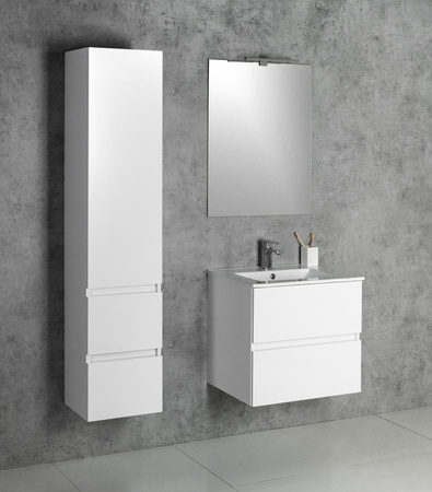 SLIM umywalka ceramiczna, meblowa, 70x46,5cm, biały