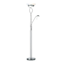 Monaco Floor Lamp Satin Chrome