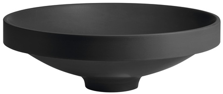 VERTO umywalka wpuszczana kompozytowa, średnica 40,5cm, antracyt mat