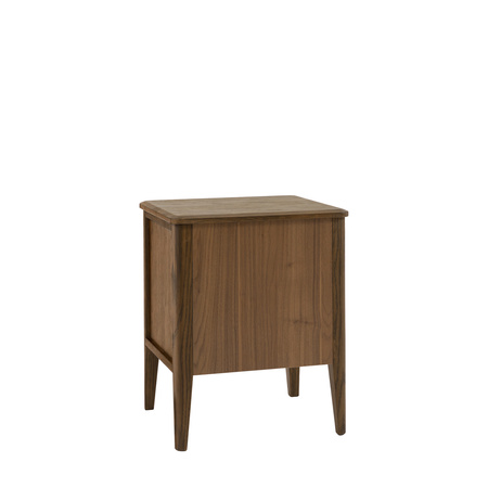 Camden 2 Drawer Bedside Walnut 450x400x550mm