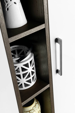 ESPACE słupek wysoki, otwarty z półkami, 30x172x32cm, biały