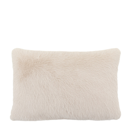 Maple Faux Fur Cushion Oatmeal 400x600mm