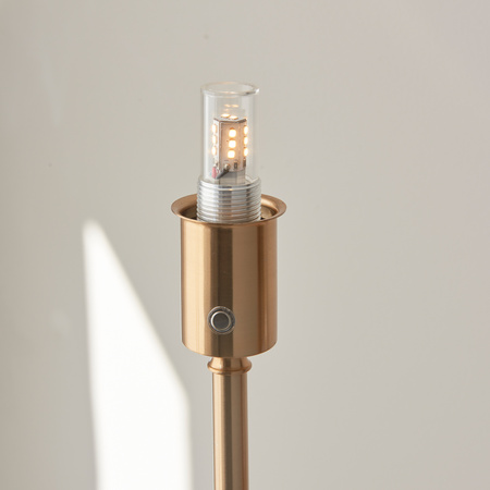 Burley Rechargeable Floor Lamp Base Aged Brass