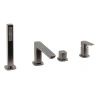 Bateria wannowa 4-otworowa, gun metal