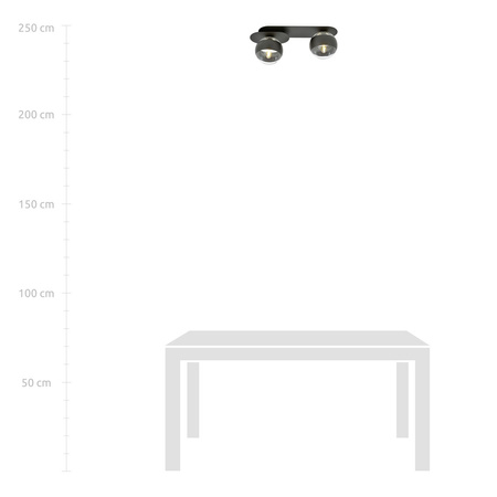 PLAZA 2 BLACK/STRIPE