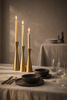 Zestaw 3 świeczników SHP TRIO złoty