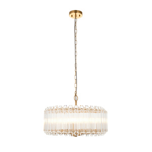 Valentina 5 Pendant Light Brushed Aged Brass