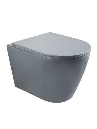 Miska WC VORTEX z deską pebble grey mat AMARO TR2217R-U10