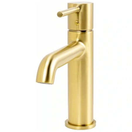 Bateria umywalkowa stojąca, złota