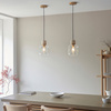 Travi 1 Pendant Light Natural Travertine