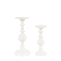 Alzira Candlesticks Cream Set of 2