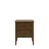 Camden 2 Drawer Bedside Walnut 450x400x550mm