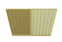 EXPERIENCE Gold Brushed Deszczownica kwadratowa 25 x 25 cm