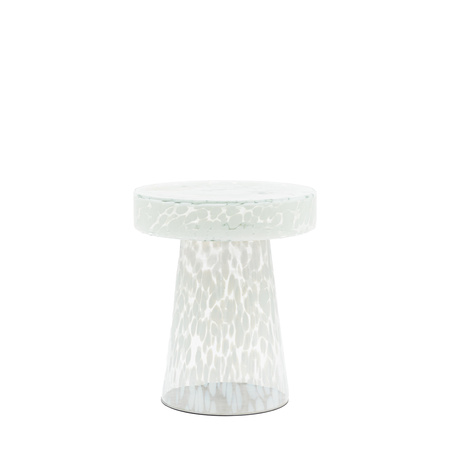 Murano Side Table White 395x395x465mm