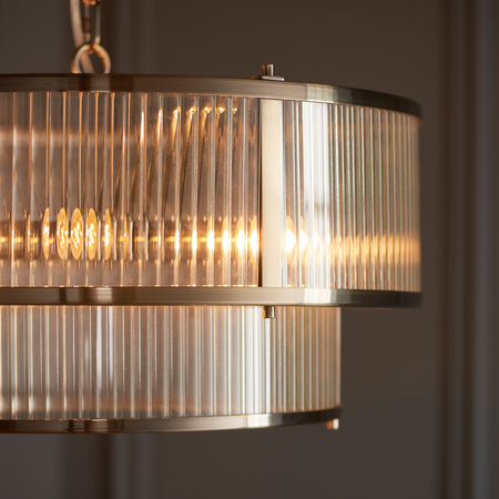Ridgeton 5 Pendant Light Antique Brass