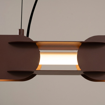 Lampa wisząca CHAIN 91 brązowa LED 3000K