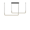 Lampa wisząca MINIMA-1 LED czarna 120 cm