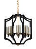 LAMPA WISZĄCA LOFT CZARNO-MOSIĘŻNA VIGATTO W8