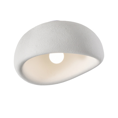 Plafon sufitowy STONE 40 cm - biały
