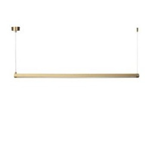 Lampa wisząca BEAM-100 LED - złota oprawa liniowa