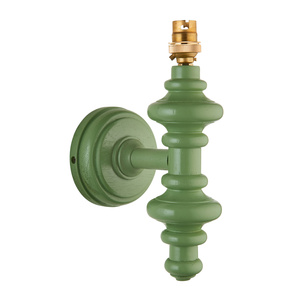 Carnaby Wall Light Fitting Satin Cotswold Green