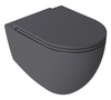 INFINITY Deska WC SLIM, Soft Close, Easy Take, antracyt