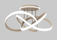 9064-113 Lampa sufitowa BANDOL kaszmirowa - piaskowa